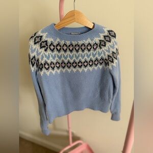 Crewcuts Light Blue Patterned Sweater